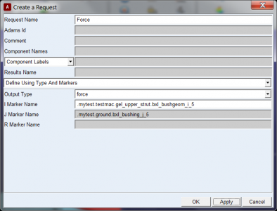 Adams Car中衬套的各输出结果与对应的参考坐标系的图6